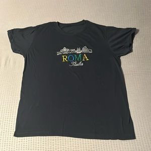 Black Roma Italia travel tee